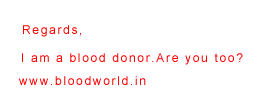 Blood donation email signature banner