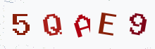 Captcha image - type the characters you see